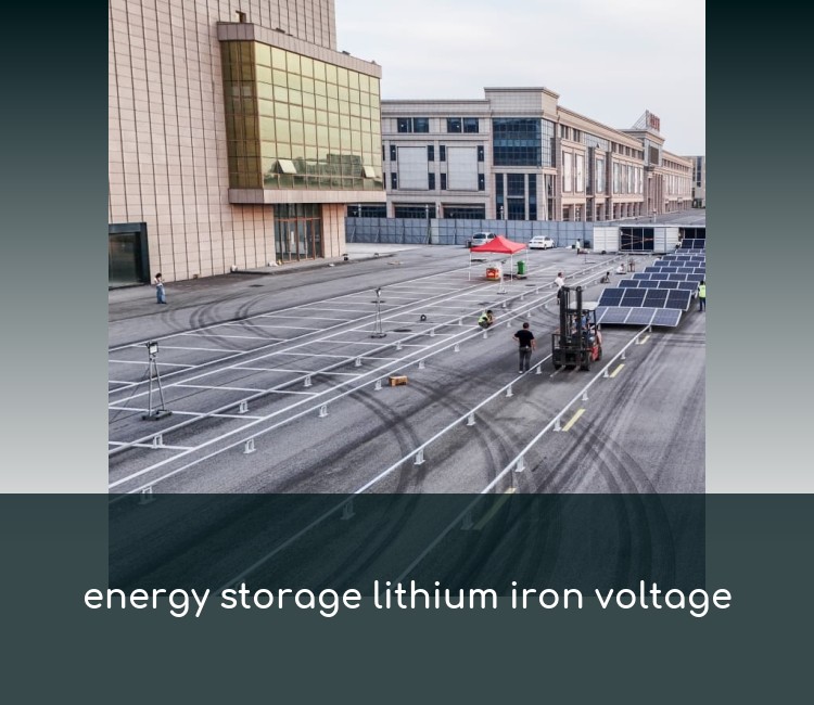 energy storage lithium iron voltage