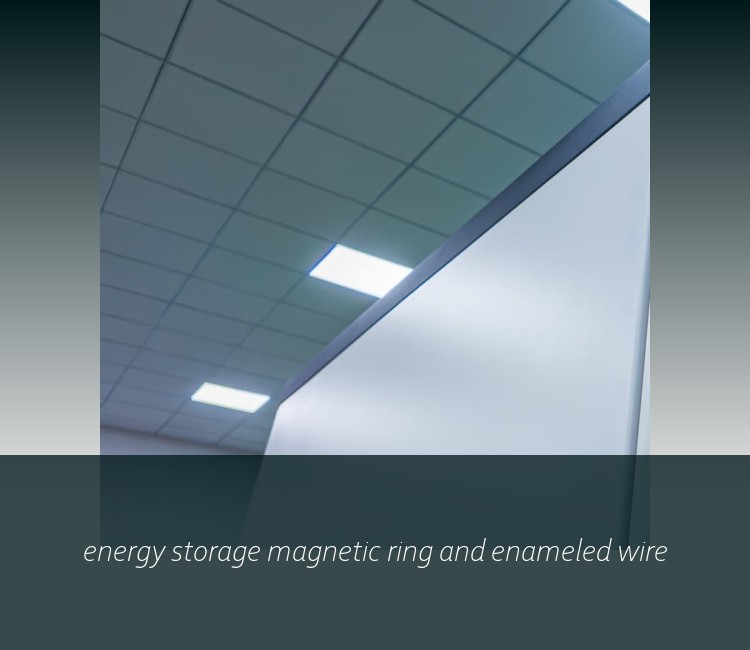 energy storage magnetic ring and enameled wire