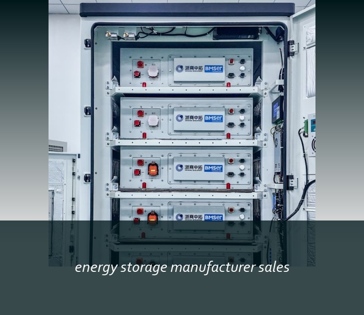 energy storage manufacturer sales