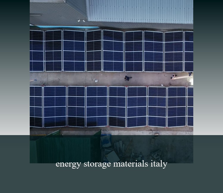 energy storage materials italy