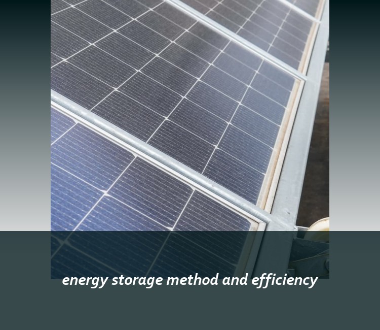 energy storage method and efficiency
