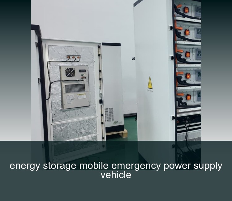 energy storage mobile emergency power supply vehicle