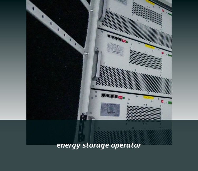 energy storage operator