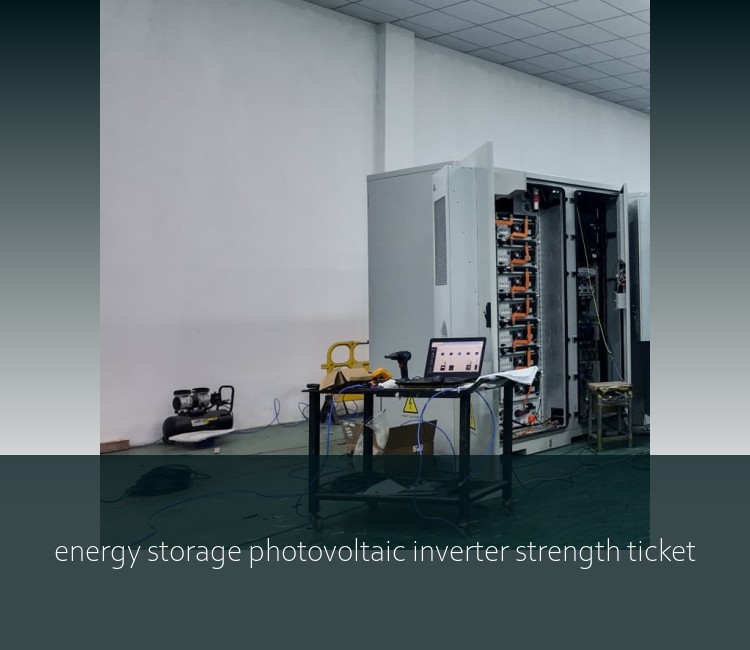 energy storage photovoltaic inverter strength ticket