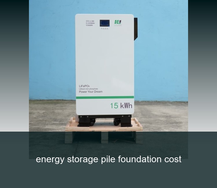 energy storage pile foundation cost