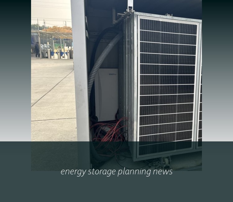 energy storage planning news