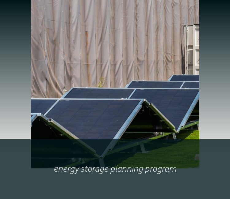 energy storage planning program