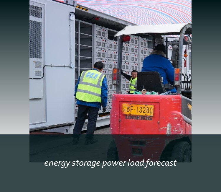 energy storage power load forecast