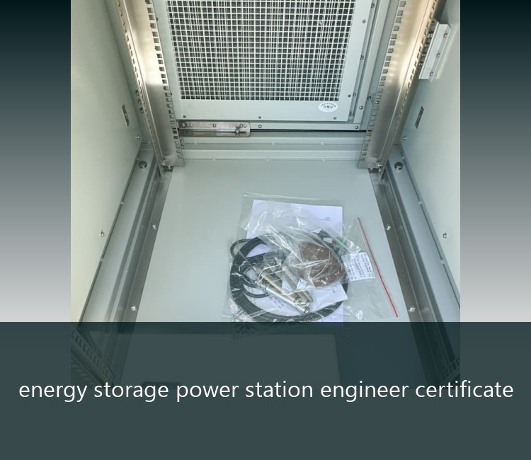 energy storage power station engineer certificate