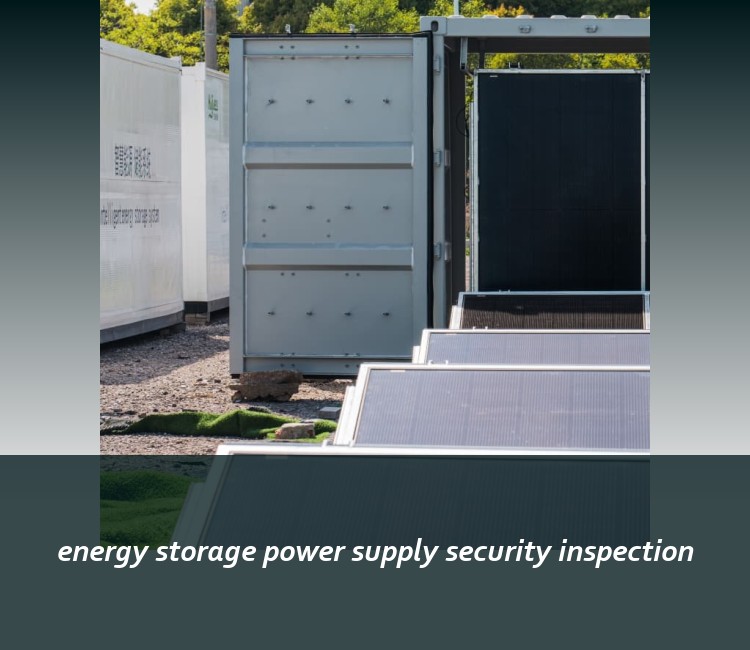 energy storage power supply security inspection