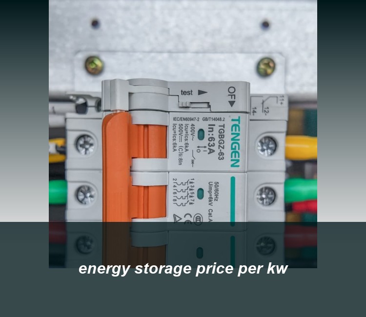 energy storage price per kw