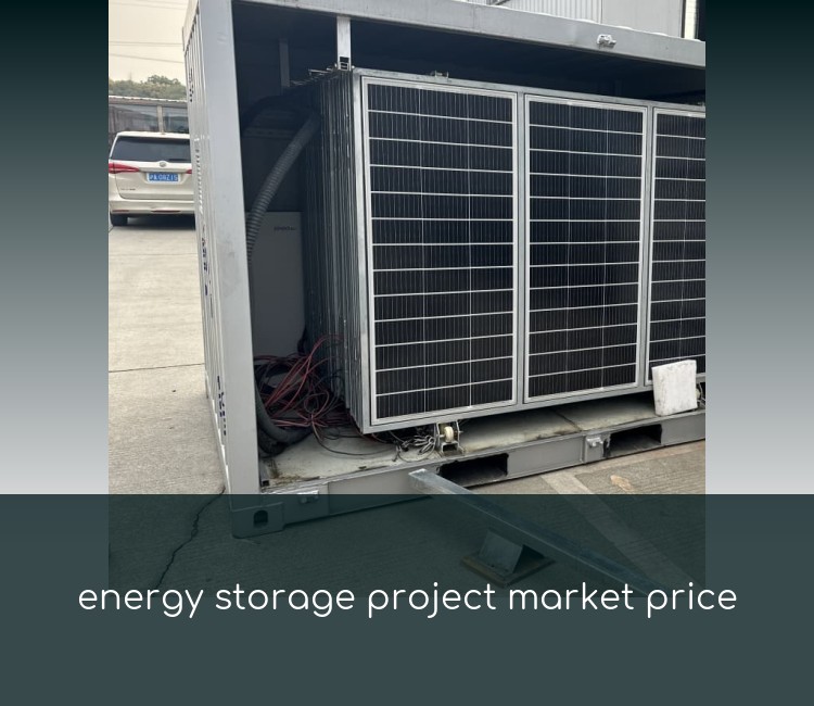 energy storage project market price
