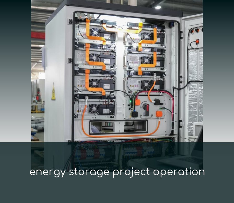 energy storage project operation