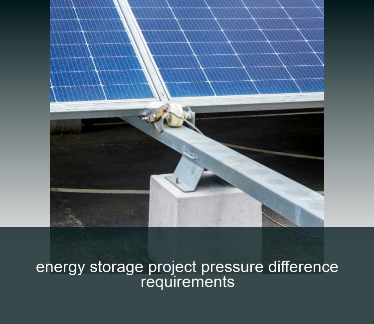 energy storage project pressure difference requirements