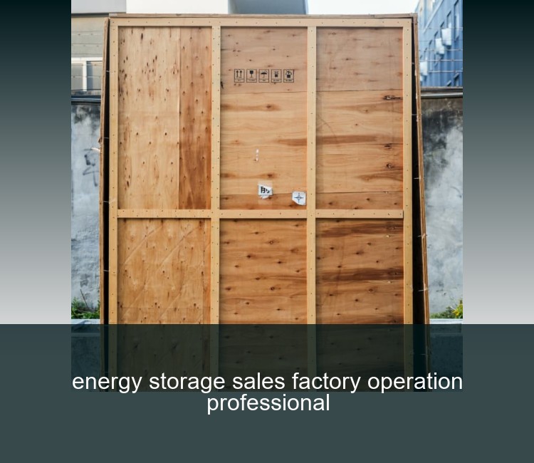 energy storage sales factory operation professional