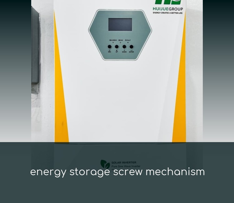 energy storage screw mechanism