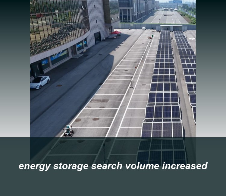 energy storage search volume increased