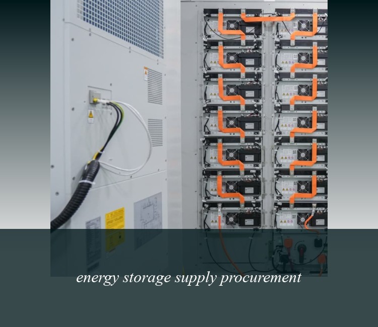 energy storage supply procurement