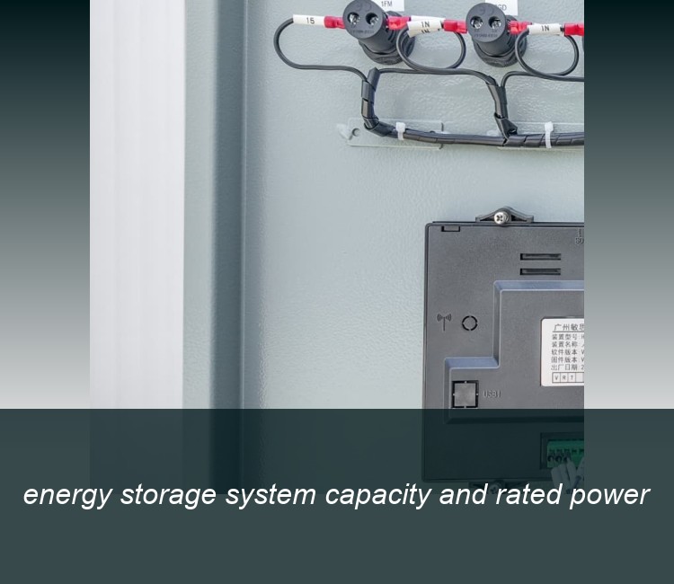 energy storage system capacity and rated power