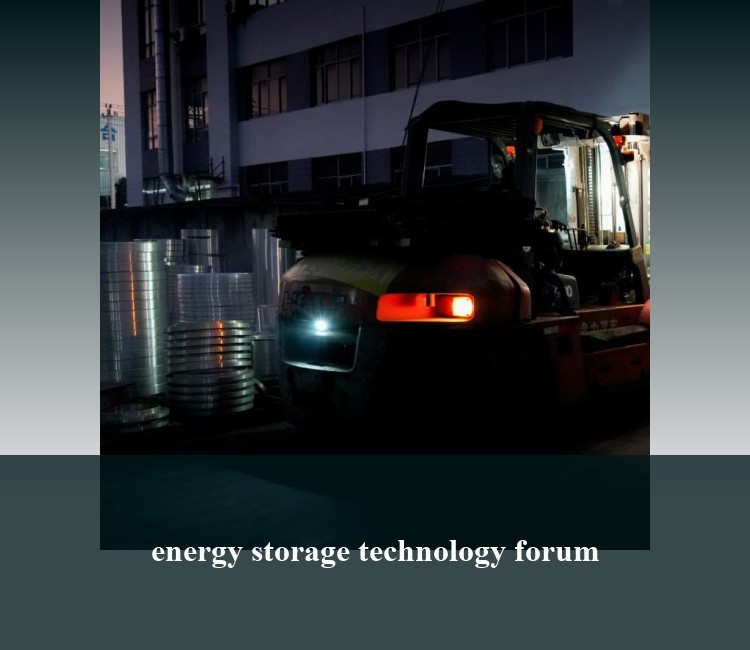 energy storage technology forum