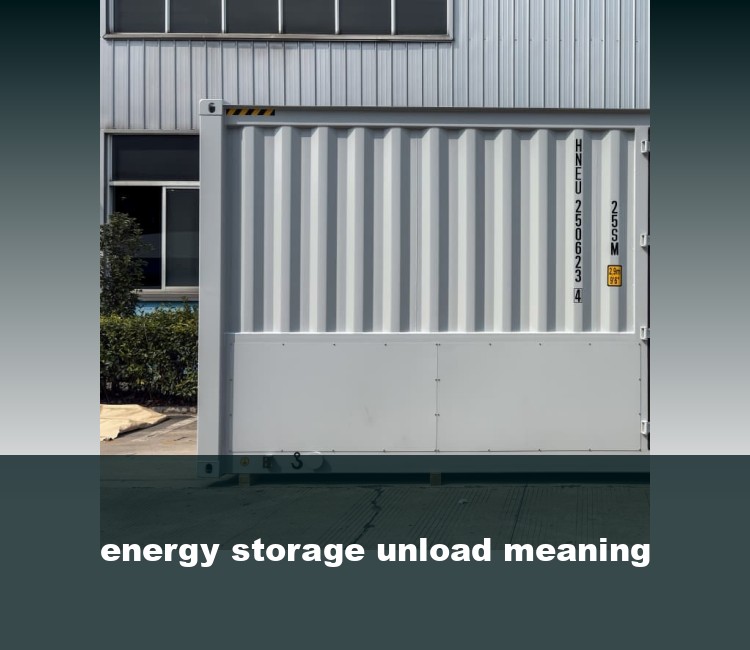 energy storage unload meaning