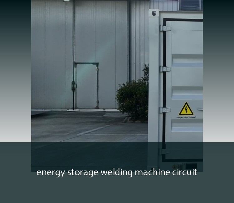 energy storage welding machine circuit
