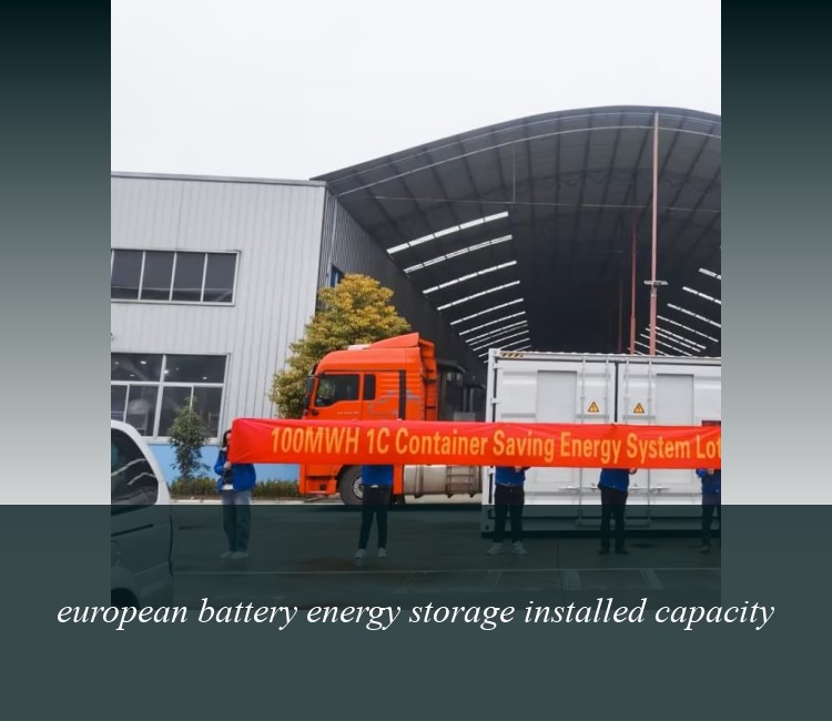 european battery energy storage installed capacity