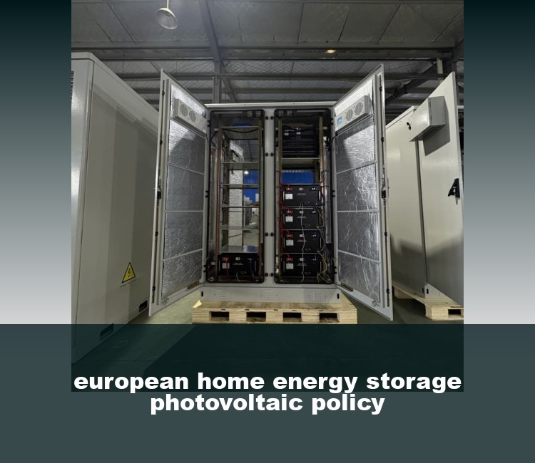 european home energy storage photovoltaic policy