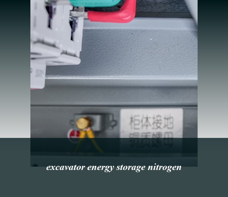 excavator energy storage nitrogen
