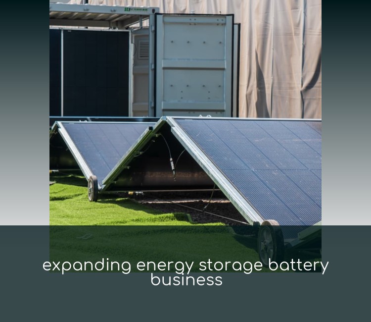 expanding energy storage battery business