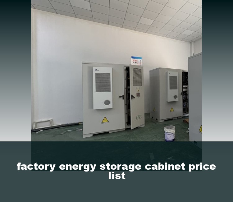 factory energy storage cabinet price list