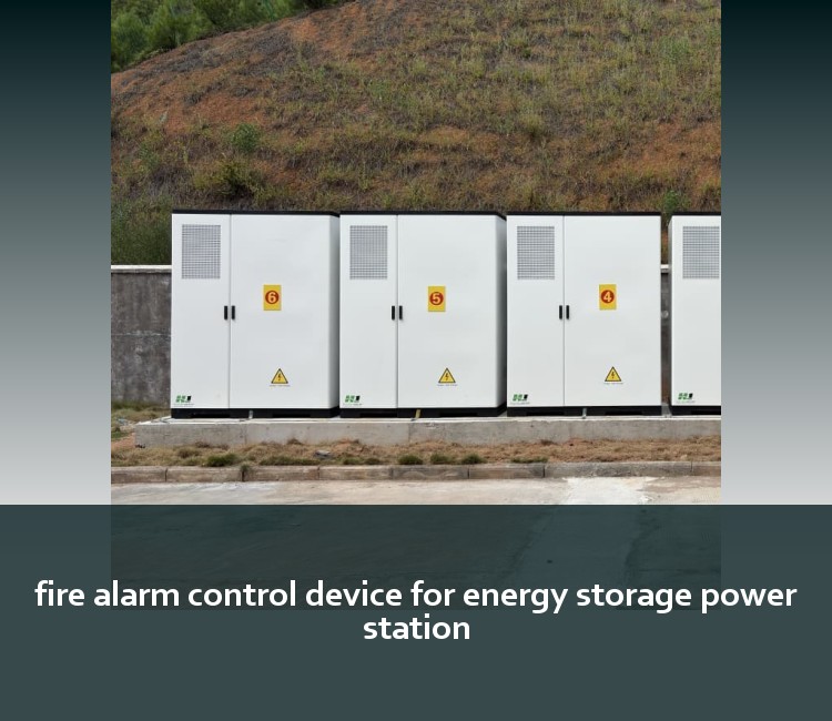 fire alarm control device for energy storage power station