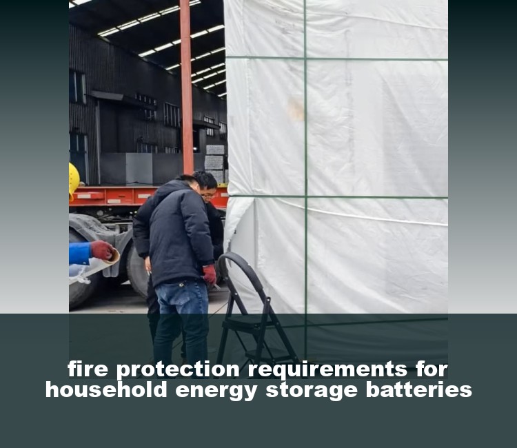 fire protection requirements for household energy storage batteries