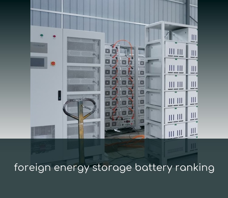 foreign energy storage battery ranking