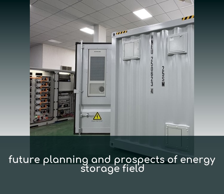 future planning and prospects of energy storage field
