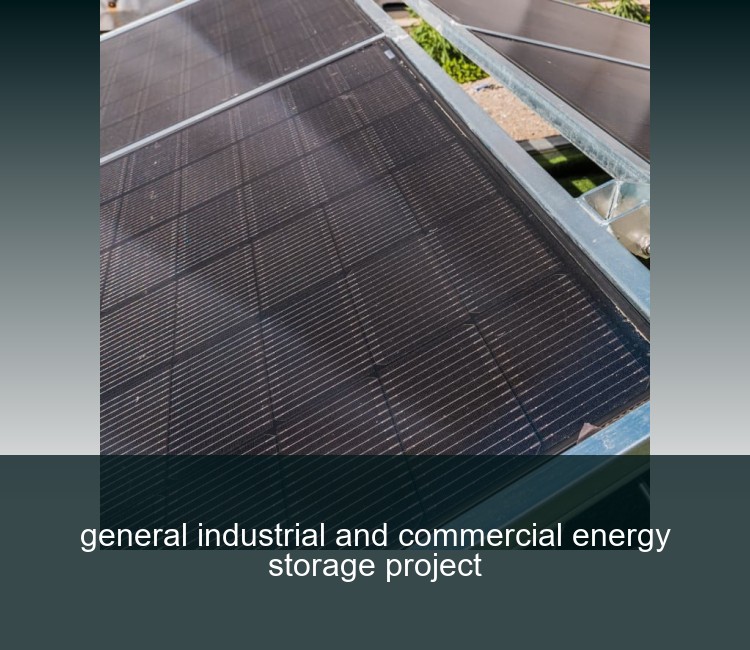 general industrial and commercial energy storage project
