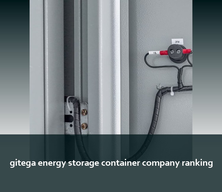gitega energy storage container company ranking
