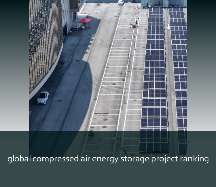 global compressed air energy storage project ranking