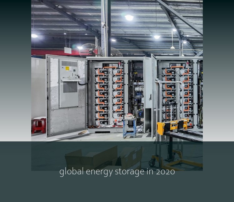 global energy storage in 2020