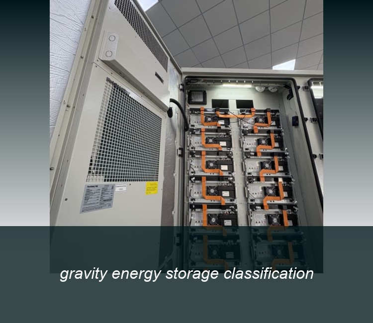 gravity energy storage classification