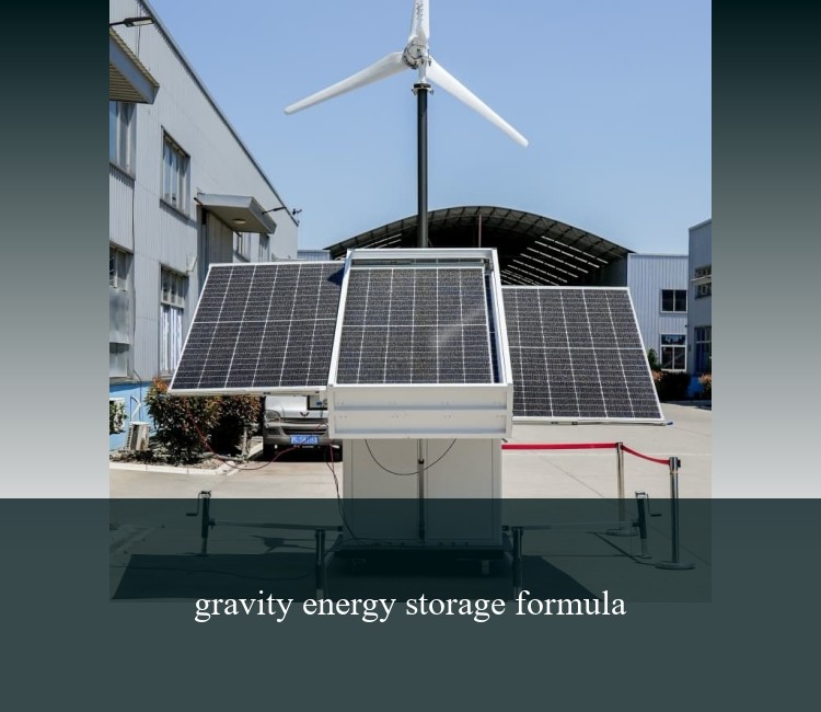 gravity energy storage formula