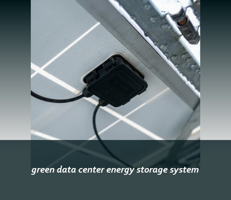 green data center energy storage system
