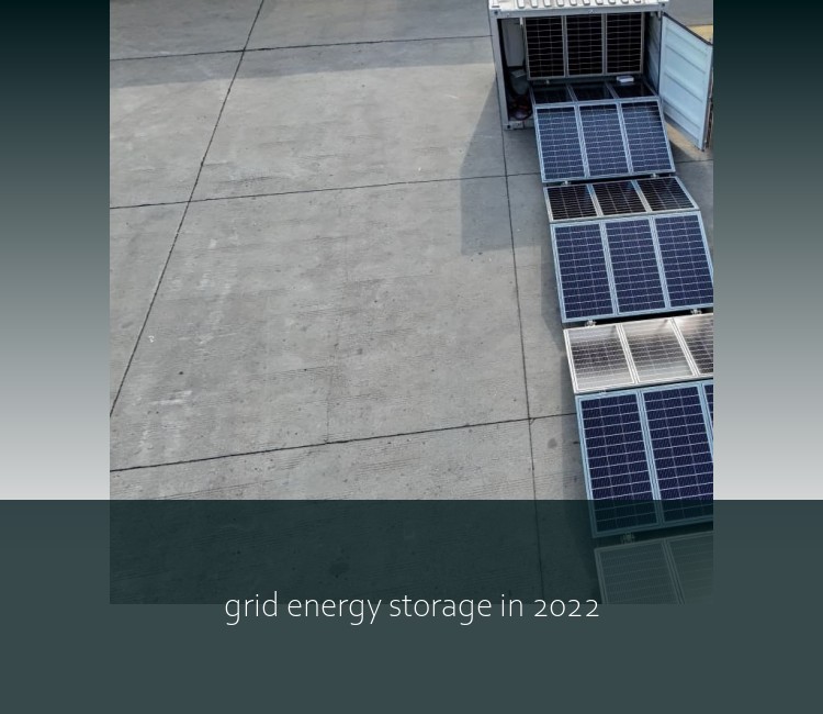 grid energy storage in 2022