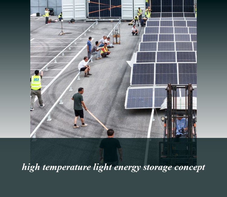 high temperature light energy storage concept