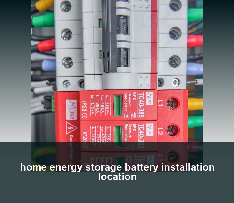 home energy storage battery installation location