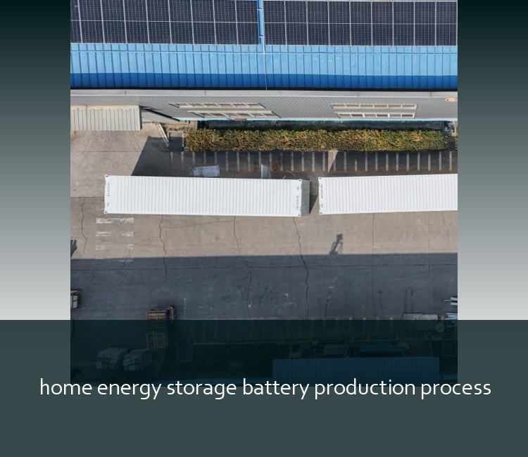 home energy storage battery production process