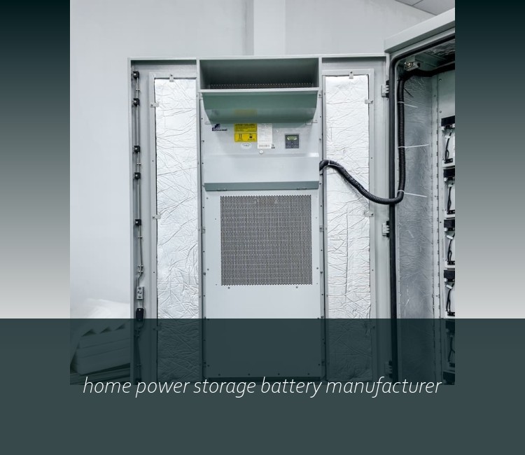 home power storage battery manufacturer