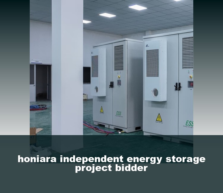honiara independent energy storage project bidder