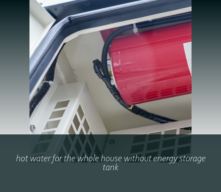 hot water for the whole house without energy storage tank