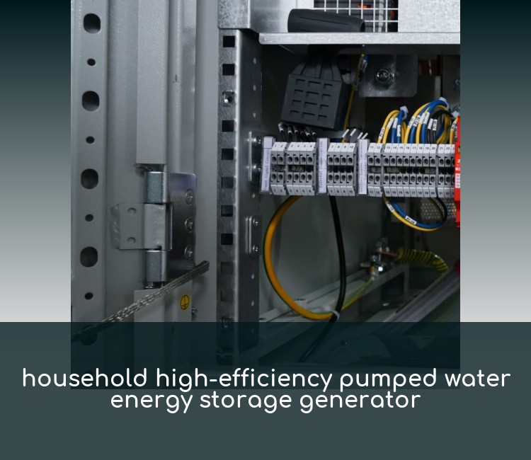 household high-efficiency pumped water energy storage generator